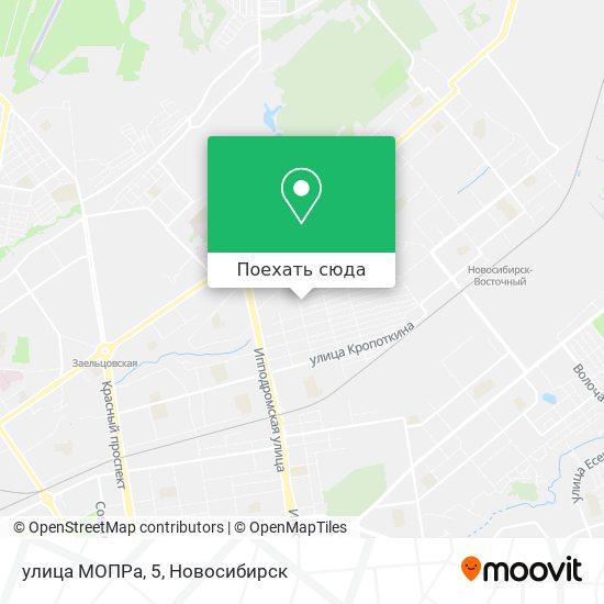 Карта улица МОПРа, 5