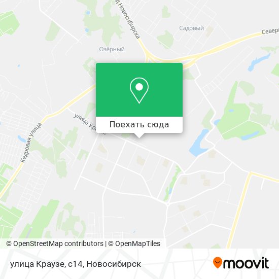 Карта улица Краузе, с14