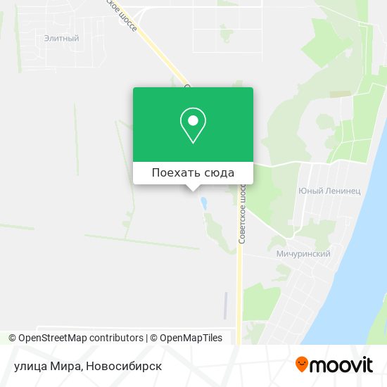 Карта улица Мира