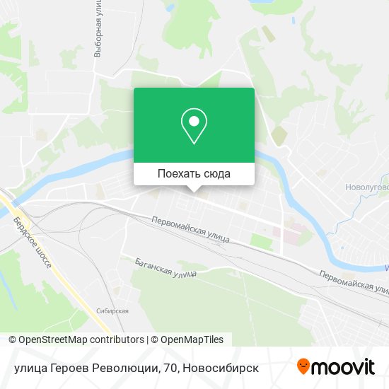 Карта улица Героев Революции, 70