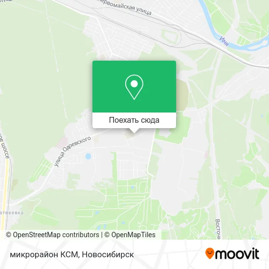 Карта микрорайон КСМ