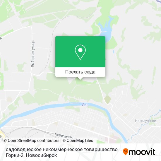 Карта садоводческое некоммерческое товарищество Горки-2