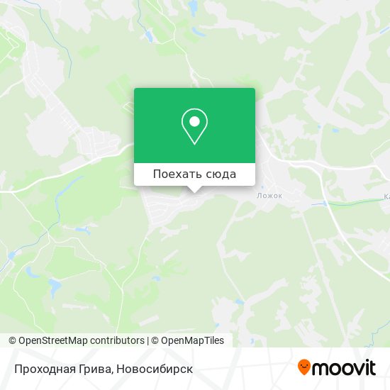 Карта Проходная Грива
