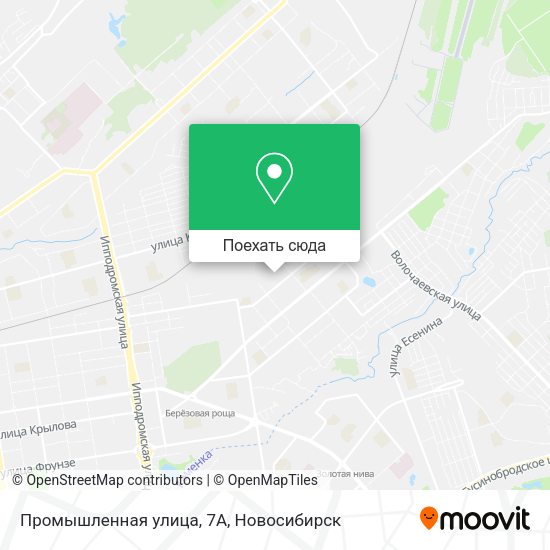 Карта Промышленная улица, 7А