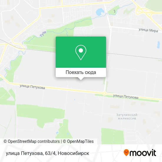 Карта улица Петухова, 63/4