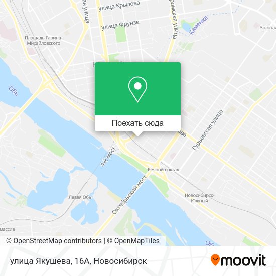 Карта улица Якушева, 16А