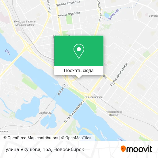 Карта улица Якушева, 16А