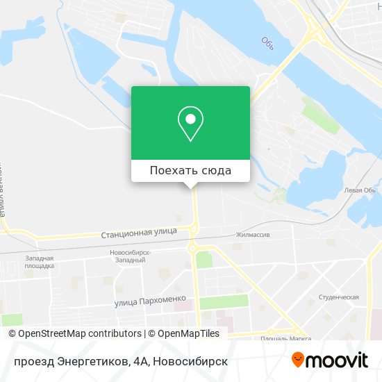 Карта проезд Энергетиков, 4А