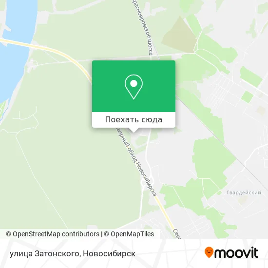 Карта улица Затонского
