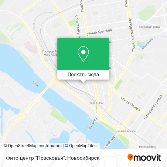 Карта Фито-центр "Прасковья"