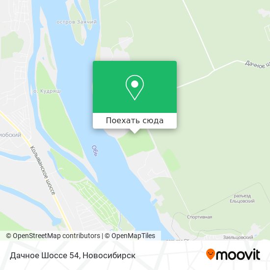 Карта Дачное Шоссе 54