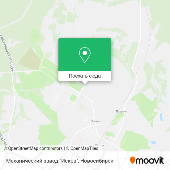 Карта Механический завод "Искра"