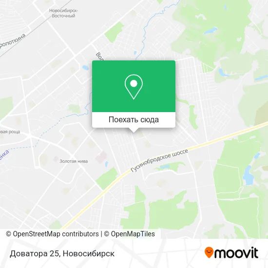Карта Доватора 25