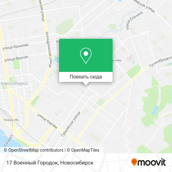 Карта 17 Военный Городок