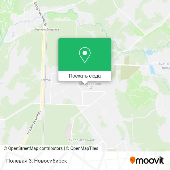 Карта Полевая 3