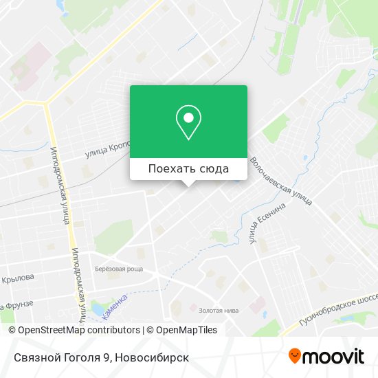 Карта Связной Гоголя 9