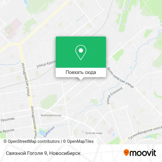 Карта Связной Гоголя 9