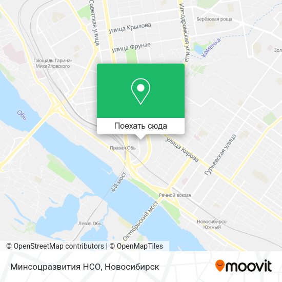 Карта Минсоцразвития НСО