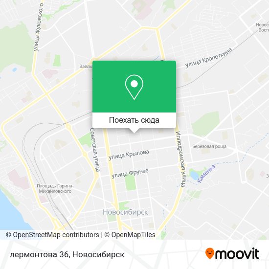Карта лермонтова 36