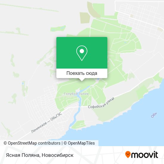 Карта Ясная Поляна