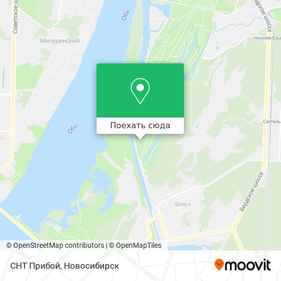 Карта СНТ Прибой