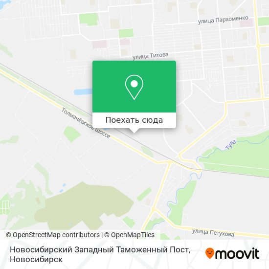 Карта Новосибирский Западный Таможенный Пост