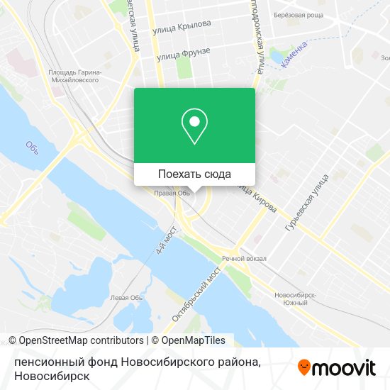Карта пенсионный фонд Новосибирского района