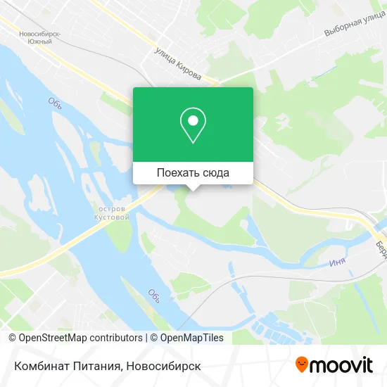 Карта Комбинат Питания