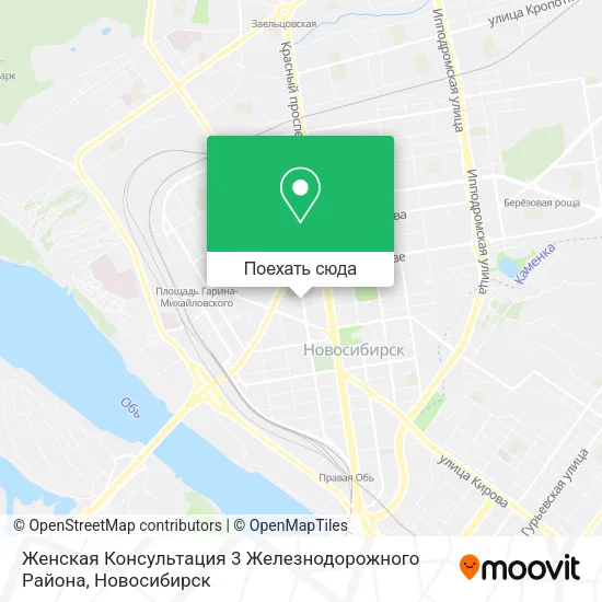 Карта Женская Консультация 3 Железнодорожного Района