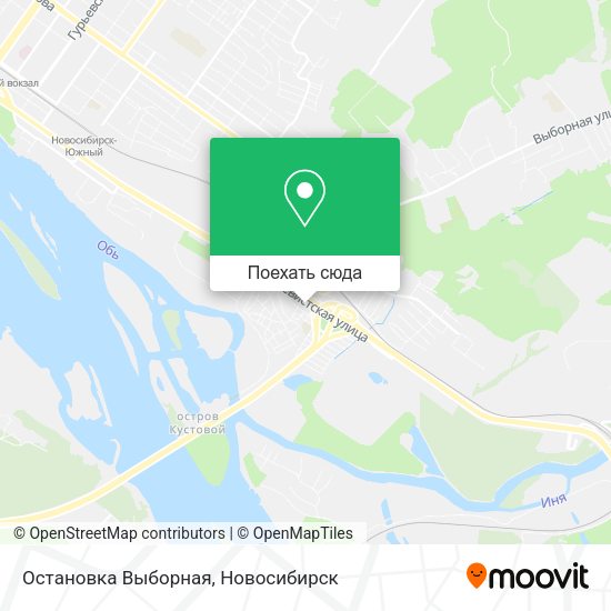 Карта Остановка Выборная