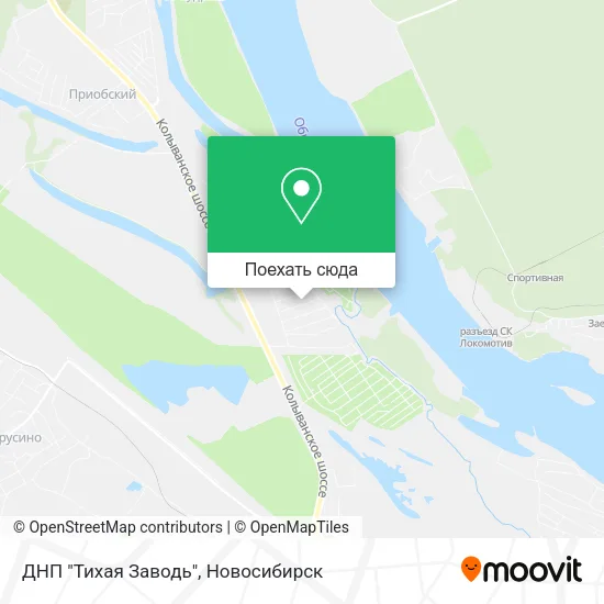 Карта ДНП "Тихая Заводь"