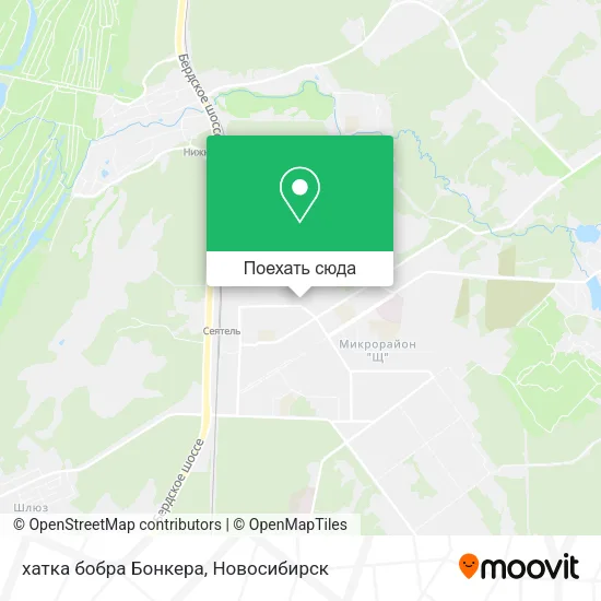 Карта хатка бобра Бонкера