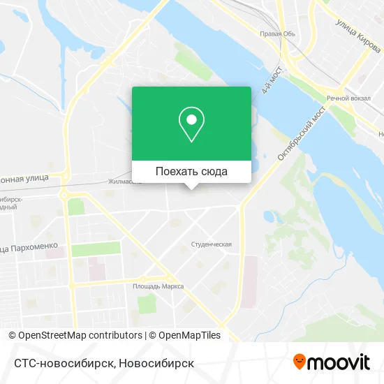 Карта СТС-новосибирск