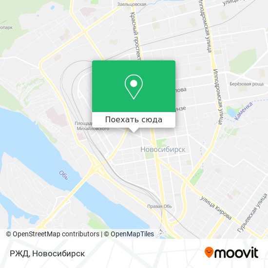 Карта РЖД