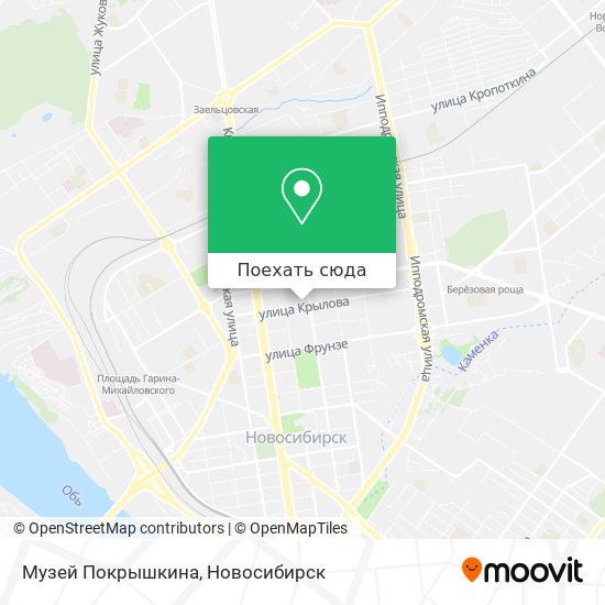 Карта Музей Покрышкина