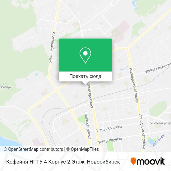 Карта Кофейня НГТУ 4 Корпус 2 Этаж