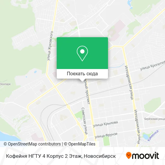 Карта Кофейня НГТУ 4 Корпус 2 Этаж