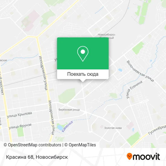 Карта Красина 68