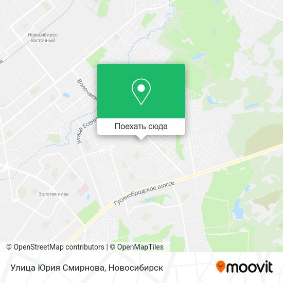 Карта Улица Юрия Смирнова