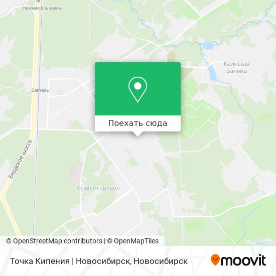 Карта Точка Кипения | Новосибирск
