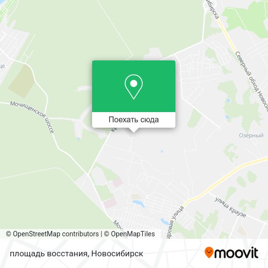 Карта площадь восстания