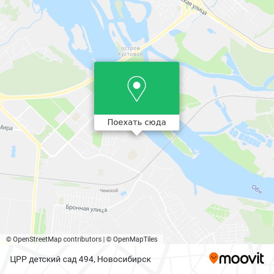 Карта ЦРР детский сад 494
