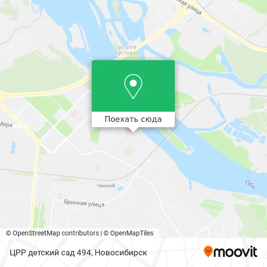 Карта ЦРР детский сад 494