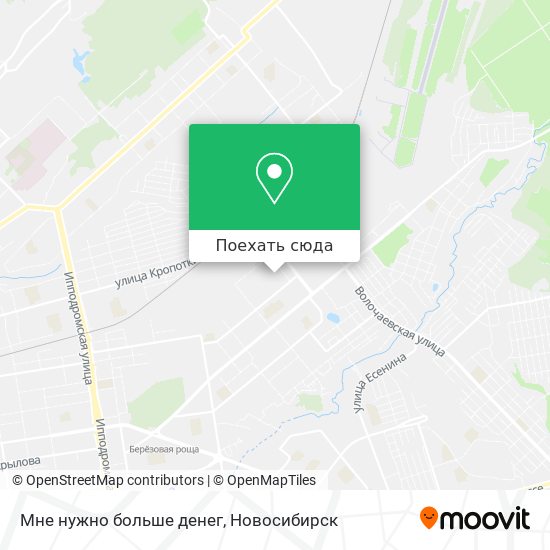 Карта Мне нужно больше денег
