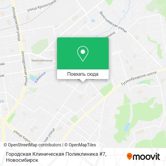 Карта Городская Клиническая Поликлиника #7