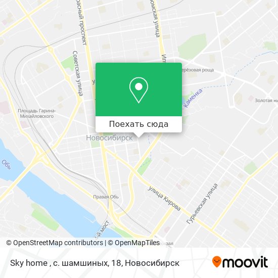 Карта Sky home , с. шамшиных, 18