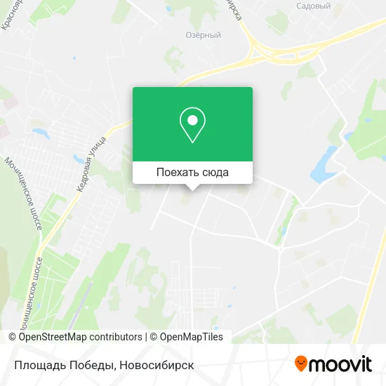 Карта Площадь Победы