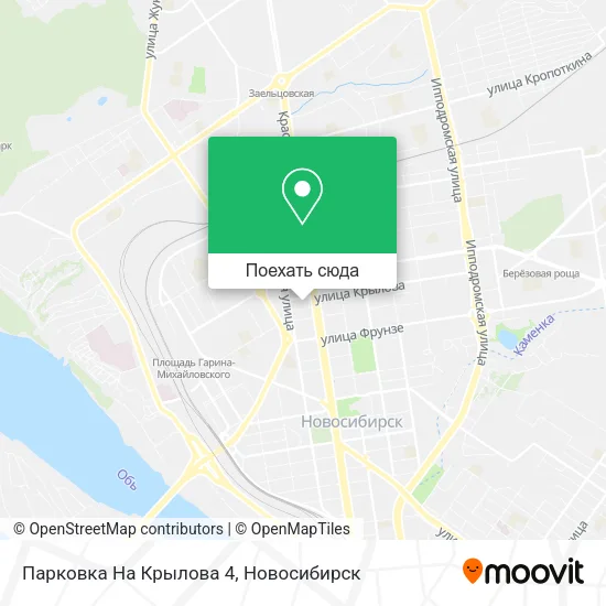 Карта Парковка На Крылова 4