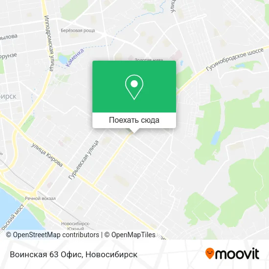 Карта Воинская 63 Офис