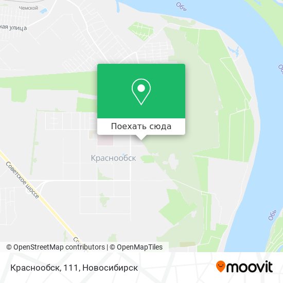 Карта Краснообск, 111